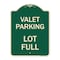Signmission Valet Parking Lot Full Heavy-Gauge Aluminum Architectural Sign, 24" x 18", G-1824-22764 A-DES-G-1824-22764 - alternate 1